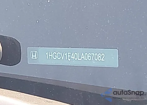 2020 Honda Accord Ex from USA, damaged, VIN 1HGCV1F40LA067082